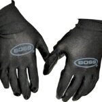 BOSS 7850N Protective Gloves, Men's, L, Knit Wrist Cuff, Nitrile Coating, Polyester Glove