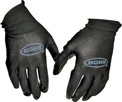 BOSS 7850N Protective Gloves, Men's, L, Knit Wrist Cuff, Nitrile Coating, Polyester Glove