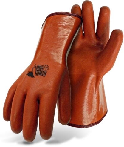 BOSS Snow Shield 3600L Insulated Driver Gloves, Men's, L, Open Cuff, Orange