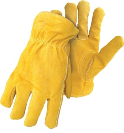 BOSS THERM 7186-M Insulated Driver Gloves, M, Deer Skin Leather