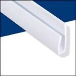 WallTuf 9020805 End Cap Moulding, 8 ft L, Vinyl, White