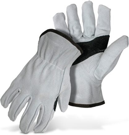 GLOVE COWHIDE W/PALM PATCH L