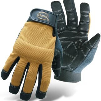 GLOVE MECHANIC SYN LEATHER L