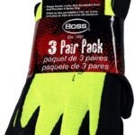 GLOVE KNIT HI-VIS LARGE 3PAIR