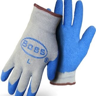 GLOVE RUBBER PALM STING KNIT L