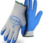 GLOVE RUBBER PALM STING KNIT M