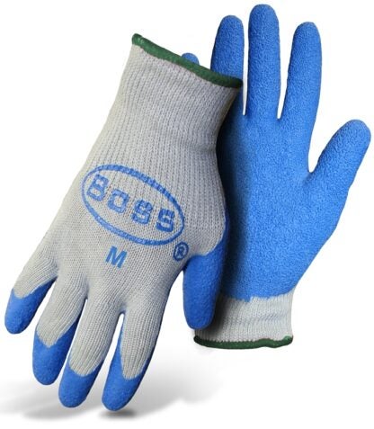 GLOVE RUBBER PALM STING KNIT M