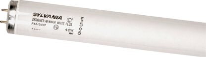 Sylvania 24755 Fluorescent Bulb, 40 W, T12 Lamp, Medium Lamp Base, 2200 Lumens, 5000 K Color Temp Sells in Quantity of 15