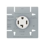 Eaton Wiring Devices 1167 1167-2-SP Power Receptacle, 3 -Pole, 125/250 V, 30 A, NEMA: NEMA 14-30R, White