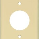 Eaton Wiring Devices 2131V-BOX Single Receptacle Wallplate, 4-1/2 in L, 2-3/4 in W, 1 -Gang, Thermoset, Ivory Sells in Quantity of 25