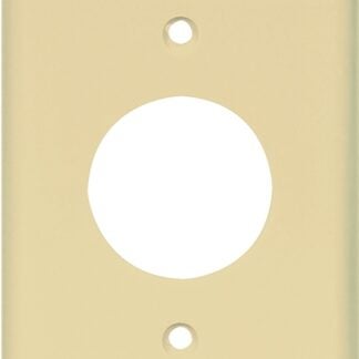 Eaton Wiring Devices 2131V-BOX Single Receptacle Wallplate, 4-1/2 in L, 2-3/4 in W, 1 -Gang, Thermoset, Ivory Sells in Quantity of 25