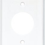 Eaton Wiring Devices 2131W-BOX Single Receptacle Wallplate, 4-1/2 in L, 2-3/4 in W, 1 -Gang, Thermoset, White