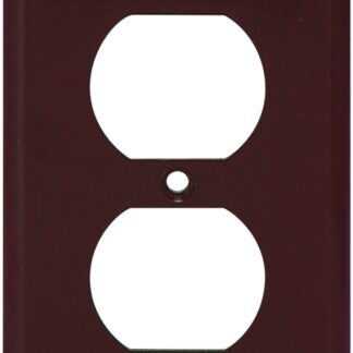 Eaton Wiring Devices 2132B-BOX Receptacle Wallplate, 4-1/2 in L, 2-3/4 in W, 1 -Gang, Thermoset, Brown, High-Gloss Sells in Quantity of 25