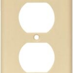 Arrow Hart 2000 Series 2132V-BOX Wallplate, 4-1/2 in L, 2-3/4 in W, 1-Gang, Thermoset, Ivory, High-Gloss Sells in Quantity of 25