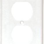 Arrow Hart 2000 Series 2132W-BOX Wallplate, 4-1/2 in L, 2-3/4 in W, 1-Gang, Thermoset, White, High-Gloss Sells in Quantity of 25