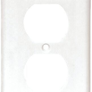 Arrow Hart 2000 Series 2132W-BOX Wallplate, 4-1/2 in L, 2-3/4 in W, 1-Gang, Thermoset, White, High-Gloss Sells in Quantity of 25