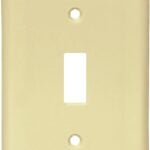 Eaton Wiring Devices 2134V-BOX Wallplate, 4-1/2 in L, 2-3/4 in W, 1 -Gang, Thermoset, Ivory, High-Gloss Sells in Quantity of 25