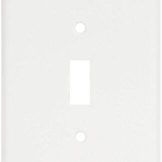 Eaton 2144W-BOX Wallplate, 5-1/4 in L, 3-1/2 in W, 1-Gang, Thermoset, White Sells in Quantity of 10