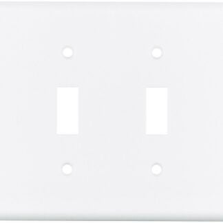 Eaton Wiring Devices 2154W-BOX Wallplate, 4-1/2 in L, 8.19 in W, 4 -Gang, Thermoset, White, High-Gloss