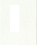 Eaton Wiring Devices 2161W-BOX Wallplate Adapter, Decorative, Plastic, White