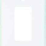 Eaton Cooper Wiring 2751W-BOX Decorative Wallplate, 1-Gang, White Sells in Quantity of 10