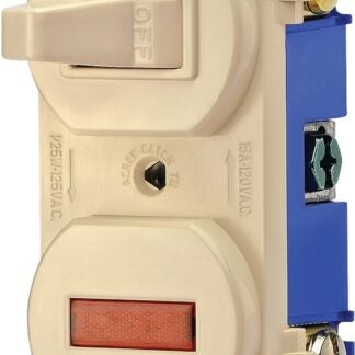 Eaton Wiring Devices 277V-BOX Combination Toggle Switch, 15 A, 120/277 V, Screw Terminal, Steel Housing Material