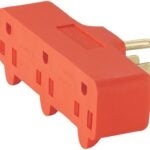 Eaton Wiring Devices 4402RN-BOX Outlet Adapter, 2 -Pole, 15 A, 125 V, 3 -Outlet, NEMA: NEMA 5-15R