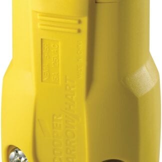 Arrow Hart AH5969Y Electrical Connector, 2 -Pole, 15 A, 125 V, Female, NEMA: NEMA 5-15, Yellow