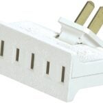 Eaton Wiring Devices BP1792W-SP Outlet Adapter, 2 -Pole, 15 A, 125 V, 3 -Outlet, NEMA: NEMA 1-15R, White