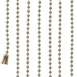 Eaton Wiring Devices BP331BB Ball Chain with End Bell and Connector, #6 Chain, 3 ft L Chain, Brass