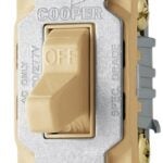 Eaton Wiring Devices CS115V Toggle Switch, 15 A, 120/277 V, Screw Terminal, Nylon Housing Material, Ivory