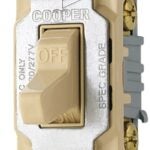 Eaton Wiring Devices CS220V Toggle Switch, 20 A, 120/277 V, Screw Terminal, Nylon Housing Material, Ivory