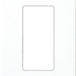 Eaton Cooper Wiring PJS PJS26W Wallplate, 4-7/8 in L, 3-1/8 in W, 1 -Gang, Polycarbonate, White, High-Gloss