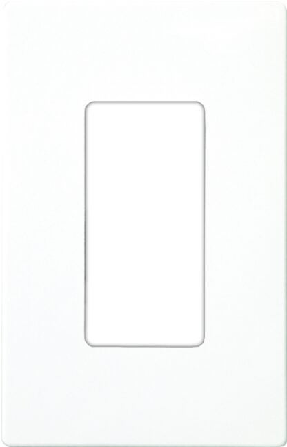 Eaton Cooper Wiring PJS PJS26W Wallplate, 4-7/8 in L, 3-1/8 in W, 1 -Gang, Polycarbonate, White, High-Gloss