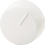 Eaton Wiring Devices RKRD-W-BP-L Replacement Knob, Polycarbonate, White, For: RI061, RI06P and RI101 Rotary Dimmers