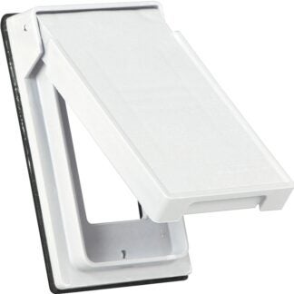 Eaton Wiring Devices S2966W-SP Cover, 4-3/4 in L, 2-61/64 in W, Rectangular, Thermoplastic, White