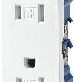 Eaton Wiring Devices TR1107W Duplex Receptacle, 15 A, 2-Pole, 5-15R, White