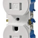 Eaton Cooper Wiring TR270 TR270W-10-L Duplex Receptacle, 2 -Pole, 15 A, 125 V, NEMA: 5-15R, White