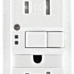 Eaton TRSGFNL15W-K-L GFCI Receptacle, 125 VAC, 15 A, NEMA: NEMA 5-15R, White