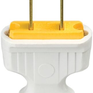 Eaton Wiring Devices 1912W-BOX Electrical Plug, 2 -Pole, 15 A, 125 V, NEMA: NEMA 1-15, White