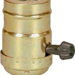 Eaton Wiring Devices 917ABD-BOX Lamp Holder, 250 VAC, 250 W, Brass