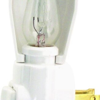 Eaton Wiring Devices BP850W Night Light, 15 A, 125 V, 4 W, Incandescent Lamp, White Light, Plastic Fixture