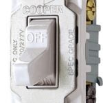 Eaton Wiring Devices CS320W Toggle Switch, 20 A, 120/277 V, 3 -Position, Lead Wire Terminal, Nylon Housing Material