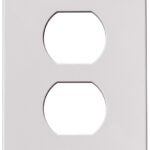 Eaton Wiring Devices PJS8W Wallplate, 4-1/2 in L, 2-3/4 in W, 1 -Gang, Polycarbonate, White, High-Gloss