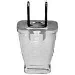 Eaton Wiring Devices SA940W Electrical Plug, 2 -Pole, 15 A, 125 V, NEMA: NEMA 1-15, White