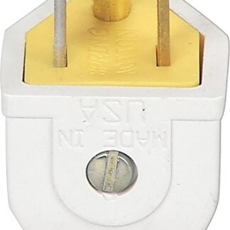 Eaton Wiring Devices SA399W Electrical Plug, 2 -Pole, 15 A, 125 V, NEMA: NEMA 5-15, White