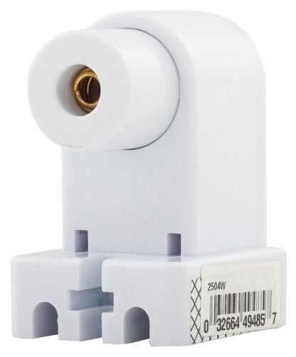 Eaton Wiring Devices 2504W-BOX Lamp Holder, 1000 VAC, 660 W, White Sells in Quantity of 10