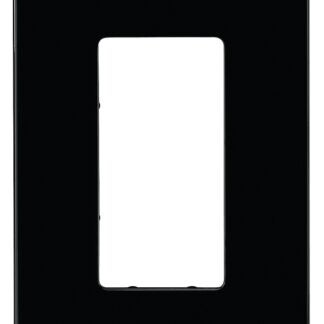 Eaton PJS26BK Wallplate, 4-7/8 in L, 3-1/8 in W, 1-Gang, Polycarbonate, Black, High-Gloss Sells in Quantity of 20