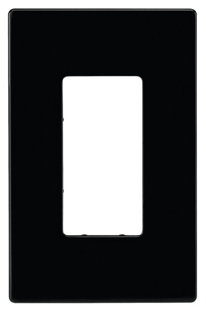 Eaton PJS26BK Wallplate, 4-7/8 in L, 3-1/8 in W, 1-Gang, Polycarbonate, Black, High-Gloss Sells in Quantity of 20