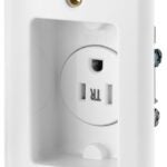 Eaton TR775W-BOX-SP Single Receptacle, 2-Pole, 125 V, 15 A, Side Wiring, NEMA: NEMA 5-15R, White Sells in Quantity of 10